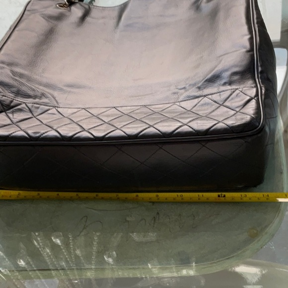 Vintage Chanel Tote, 100% Authentic, 14 x 14 - Picture 13 of 15